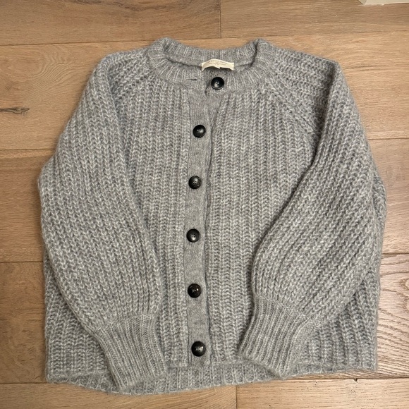 Sezane Emile Cardigan in Grey - Picture 4 of 6